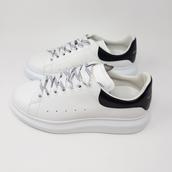 Alexander McQueen Oversized Sneakers White Jet Black Women EU 41 US 11 - Picture 3 of 8